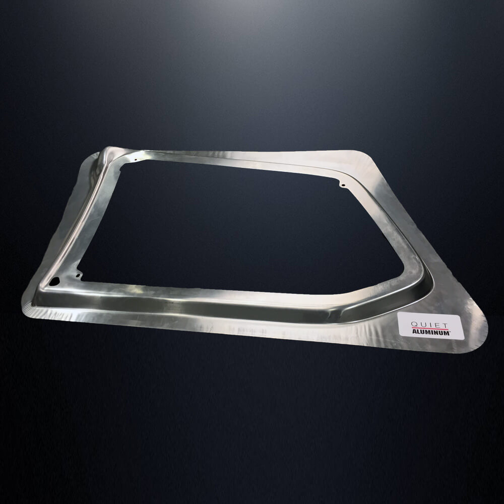 Quiet Aluminum® Lightweight NVH Dampening Alternative Stamped Metal Part