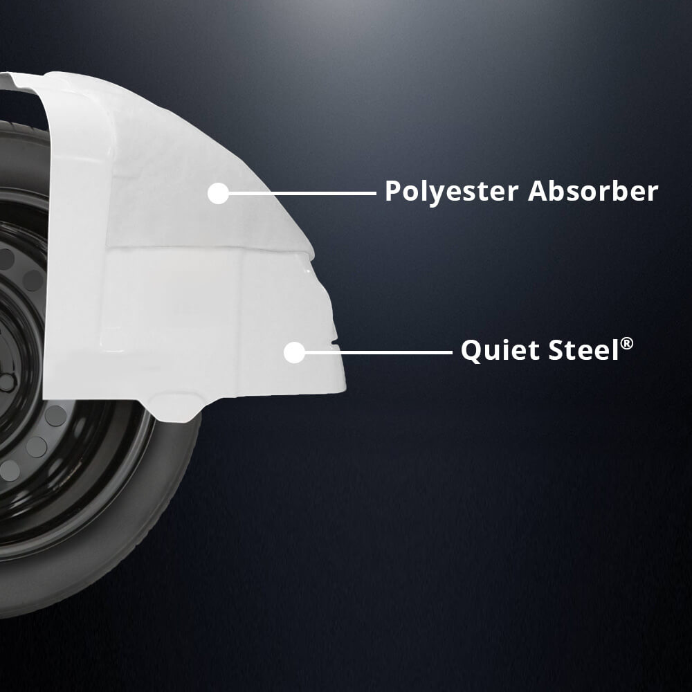 Quiet Steel® NVH Sounds Dampening Steel Car Parts